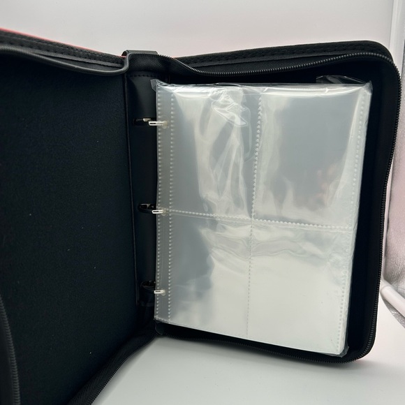 Pokemon 4-Slot Trading Card Binder with Zipper & Wrist Strap - Picture 4 of 4